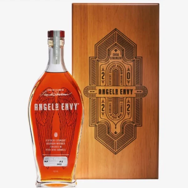 Angels Envy Cask Strength 2022 Port Finished Bourbon Whiskey - Image 2